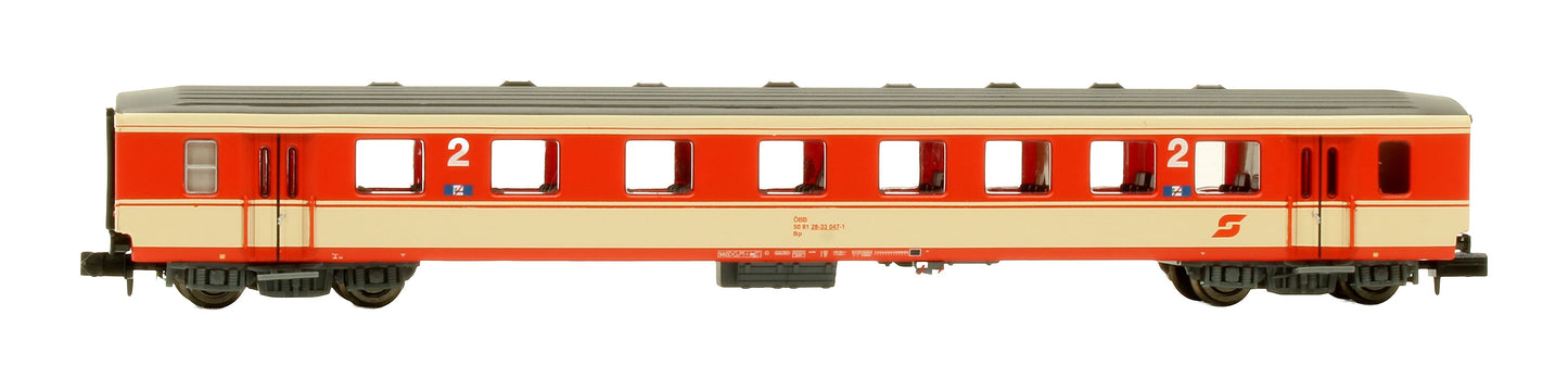 Pre-Owned HN4374 ÖBB 'Jaffa' 2-Unit Set of 2nd Class 'Schlieren' Coaches