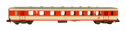 Pre-Owned HN4374 ÖBB 'Jaffa' 2-Unit Set of 2nd Class 'Schlieren' Coaches