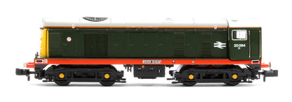 Pre-Owned Class 20/0 Disc Headcode 20064 'River Sheaf' BR Green (Red Solebar) Diesel Locomotive