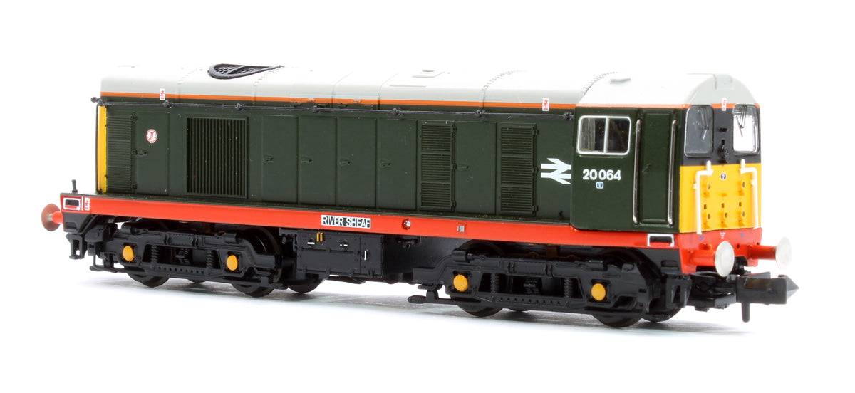 Pre-Owned Class 20/0 Disc Headcode 20064 'River Sheaf' BR Green (Red Solebar) Diesel Locomotive