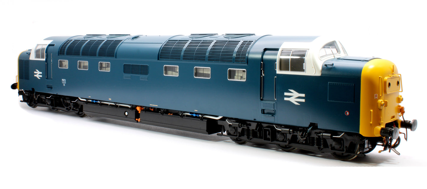 Class 55 Deltic BR Blue Unnumbered (White Cabs) Diesel Locomotive