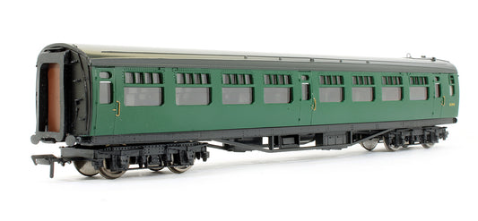 Pre-Owned 63ft Bulleid Semi-Open Brake 2nd Coach BR (SR) Green S119S