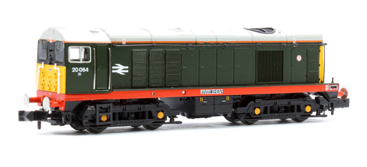 Pre-Owned Class 20/0 Disc Headcode 20064 'River Sheaf' BR Green (Red Solebar) Diesel Locomotive