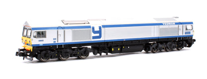 Class 59 #59005 "Kenneth J Painter" Foster Yeoman Silver Livery Diesel Locomotive - DCC Sound