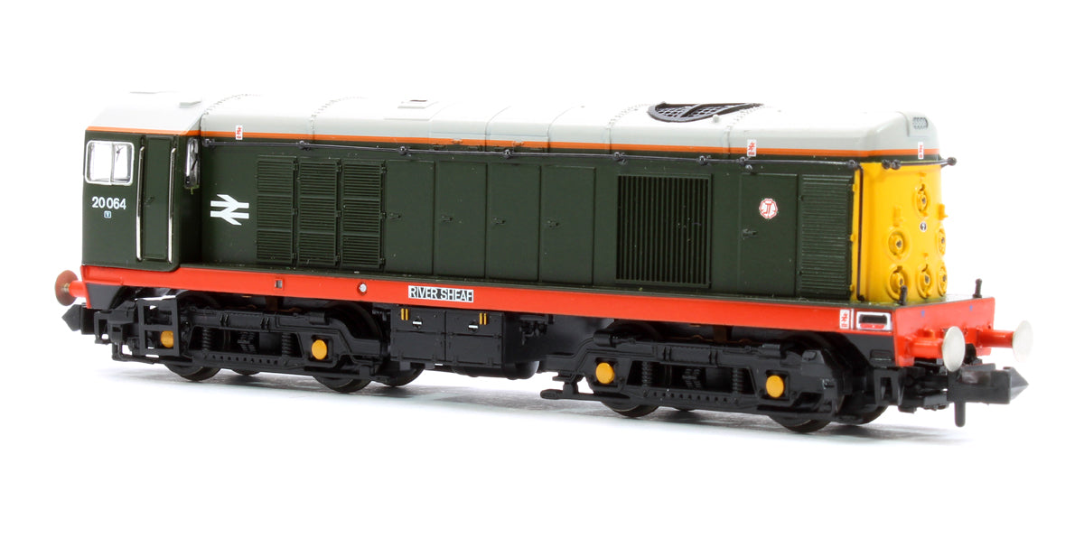 Class 20/0 Disc Headcode 20064 'River Sheaf' BR Green (Red Solebar) Diesel Locomotive