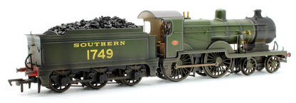 Pre-Owned SECR Maunsell D1 Class Southern SR Maunsell Olive Green 4-4-0 Steam Locomotive No.1749 - Weathered