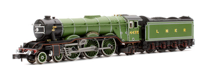 A3 Flying Scotsman 4472 LNER Apple Green & 4 Teak Gresley Coaches - DCC Fitted