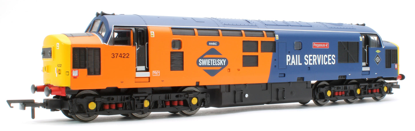 R30544TXS RailRoad Class 37/4 Swietelsky Rail Services 37422 'Pegasus' Diesel Locomotive - DCC Sound