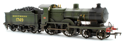 Pre-Owned SECR Maunsell D1 Class Southern SR Maunsell Olive Green 4-4-0 Steam Locomotive No.1749 - Weathered