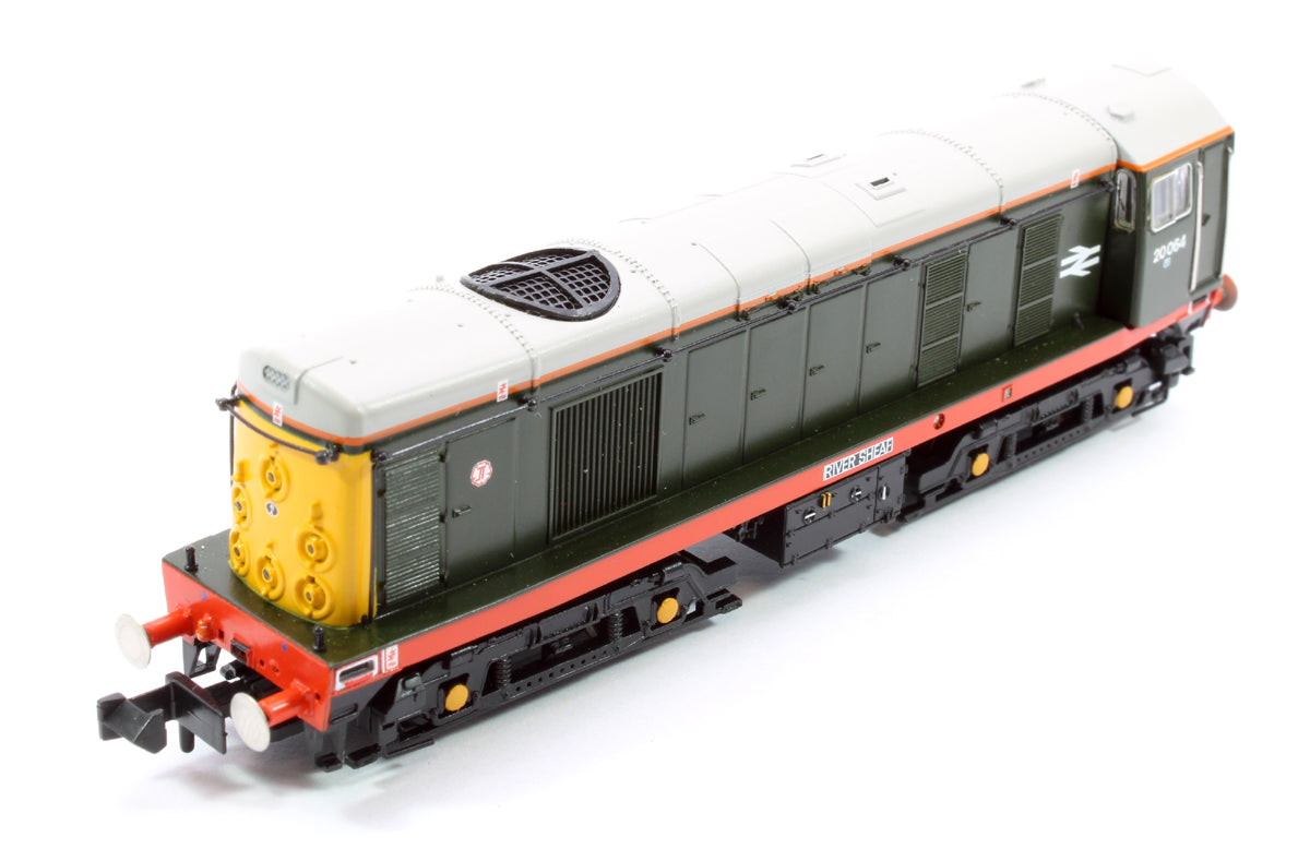 Class 20/0 Disc Headcode 20064 'River Sheaf' BR Green (Red Solebar) Diesel Locomotive