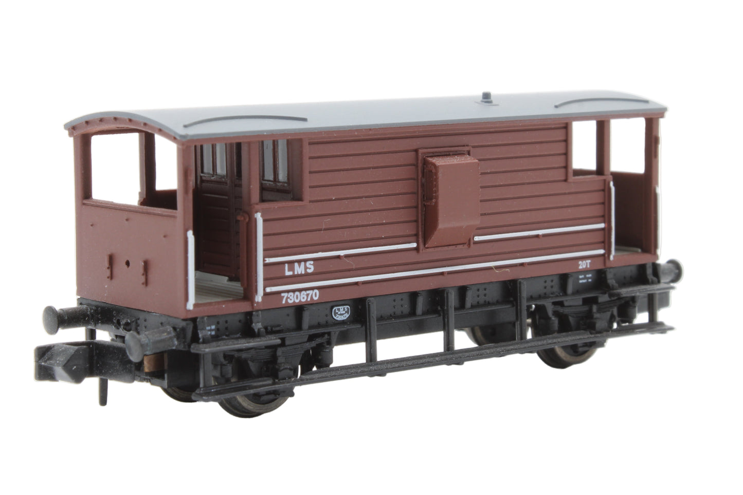 Pre-Owned 20T LMS Brake Van LMS Bauxite '730670'