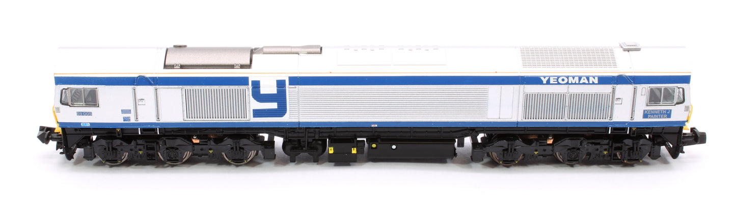 Class 59 #59005 "Kenneth J Painter" Foster Yeoman Silver Livery Diesel Locomotive