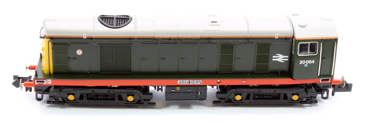 Class 20/0 Disc Headcode 20064 'River Sheaf' BR Green (Red Solebar) Diesel Locomotive