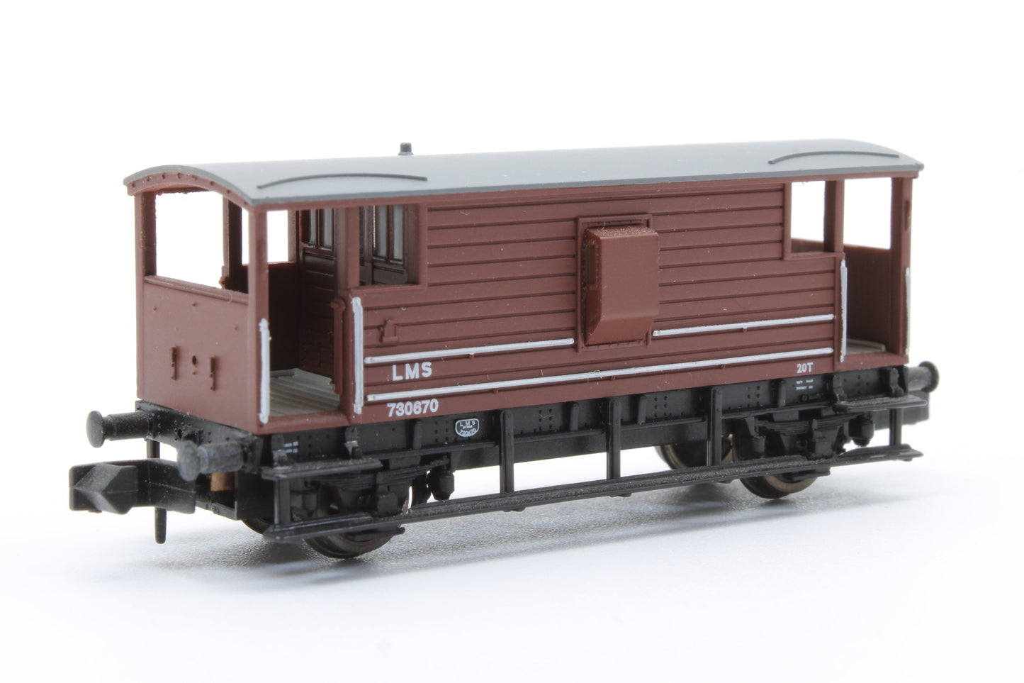 Pre-Owned 20T LMS Brake Van LMS Bauxite '730670'