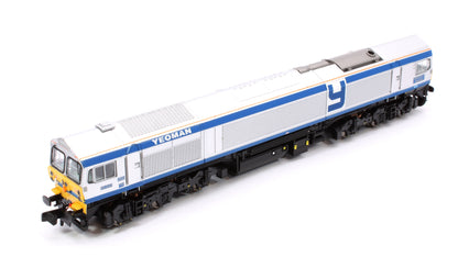 Class 59 #59005 "Kenneth J Painter" Foster Yeoman Silver Livery Diesel Locomotive - DCC Sound