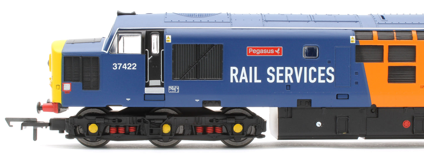 R30544TXS RailRoad Class 37/4 Swietelsky Rail Services 37422 'Pegasus' Diesel Locomotive - DCC Sound