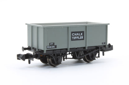 Pre-Owned BR 27T Steel Tippler Wagon BR Grey 'Chalk' No. B381293
