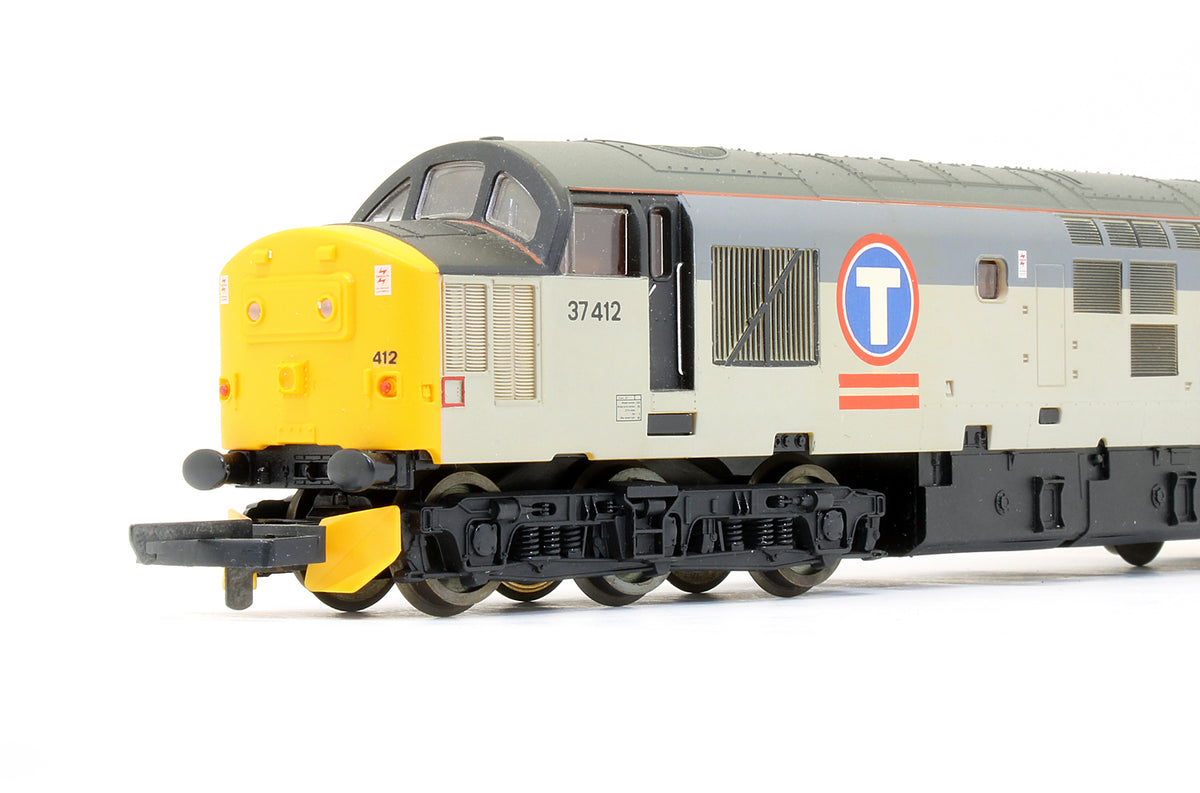 Pre-Owned Triple Grey Transrail Class 37412 'Driver John Elliott' Diesel Locomotive - Renumbered & Named
