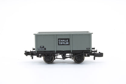 Pre-Owned BR 27T Steel Tippler Wagon BR Grey 'Chalk' No. B381293