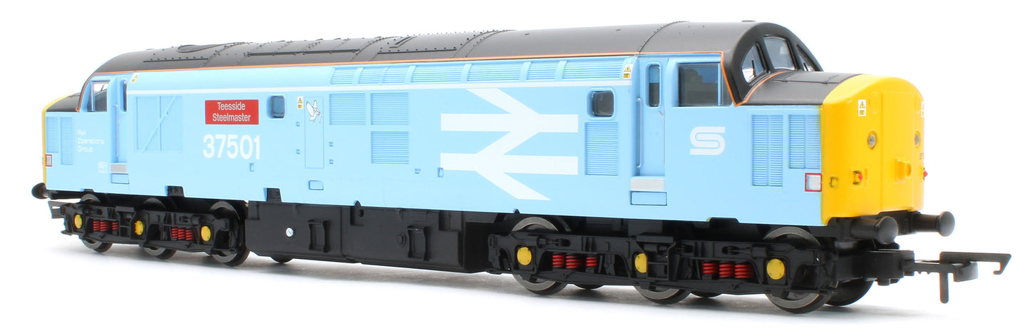 R30545 RailRoad Class 37/5 ROG / British Steel 37501 'Teesside Steelmaster' Diesel Locomotive