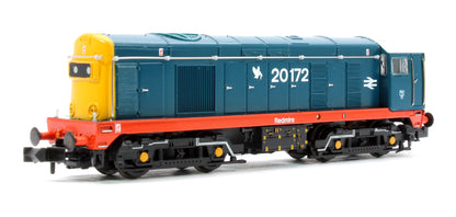 Pre-Owned 371-042 Class 20/0 Headcode Box 20172 'Redmire' BR Blue (Red Solebar) Diesel Locomotive - DCC Fitted