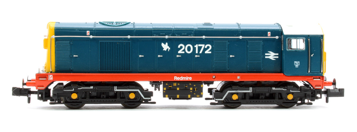 Class 20/0 Headcode Box 20172 'Redmire' BR Blue (Red Solebar) Diesel Locomotive