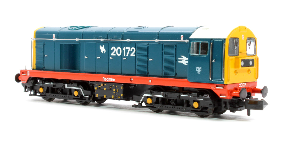 Class 20/0 Headcode Box 20172 'Redmire' BR Blue (Red Solebar) Diesel Locomotive