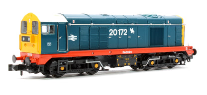 Class 20/0 Headcode Box 20172 'Redmire' BR Blue (Red Solebar) Diesel Locomotive