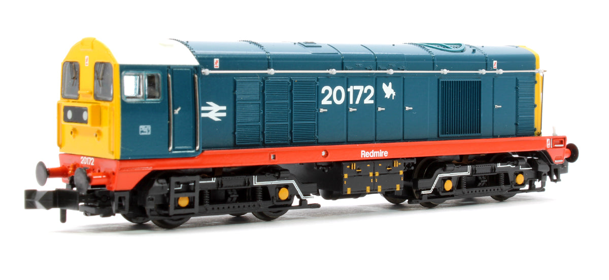 Pre-Owned 371-042 Class 20/0 Headcode Box 20172 'Redmire' BR Blue (Red Solebar) Diesel Locomotive - DCC Fitted