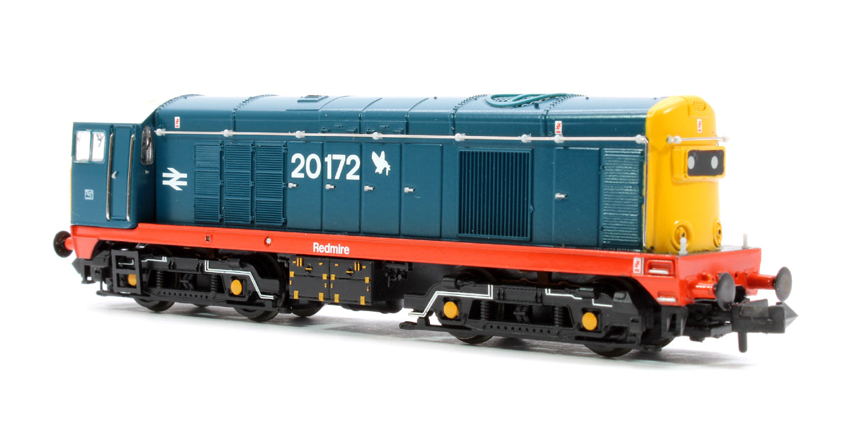 Class 20/0 Headcode Box 20172 'Redmire' BR Blue (Red Solebar) Diesel Locomotive