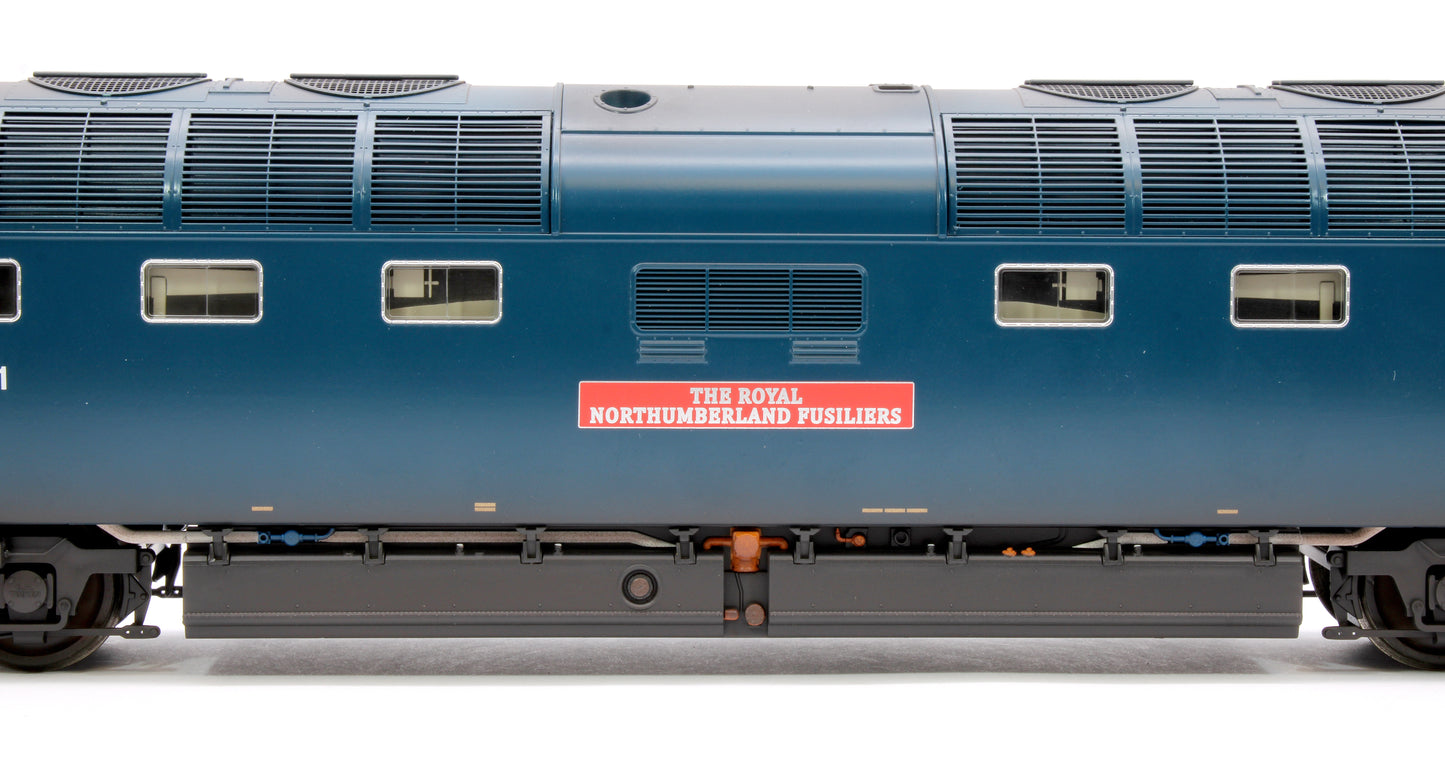 Class 55 Deltic BR Blue 55011 'The Royal Northumberland Fusiliers' Diesel Locomotive - Weathered