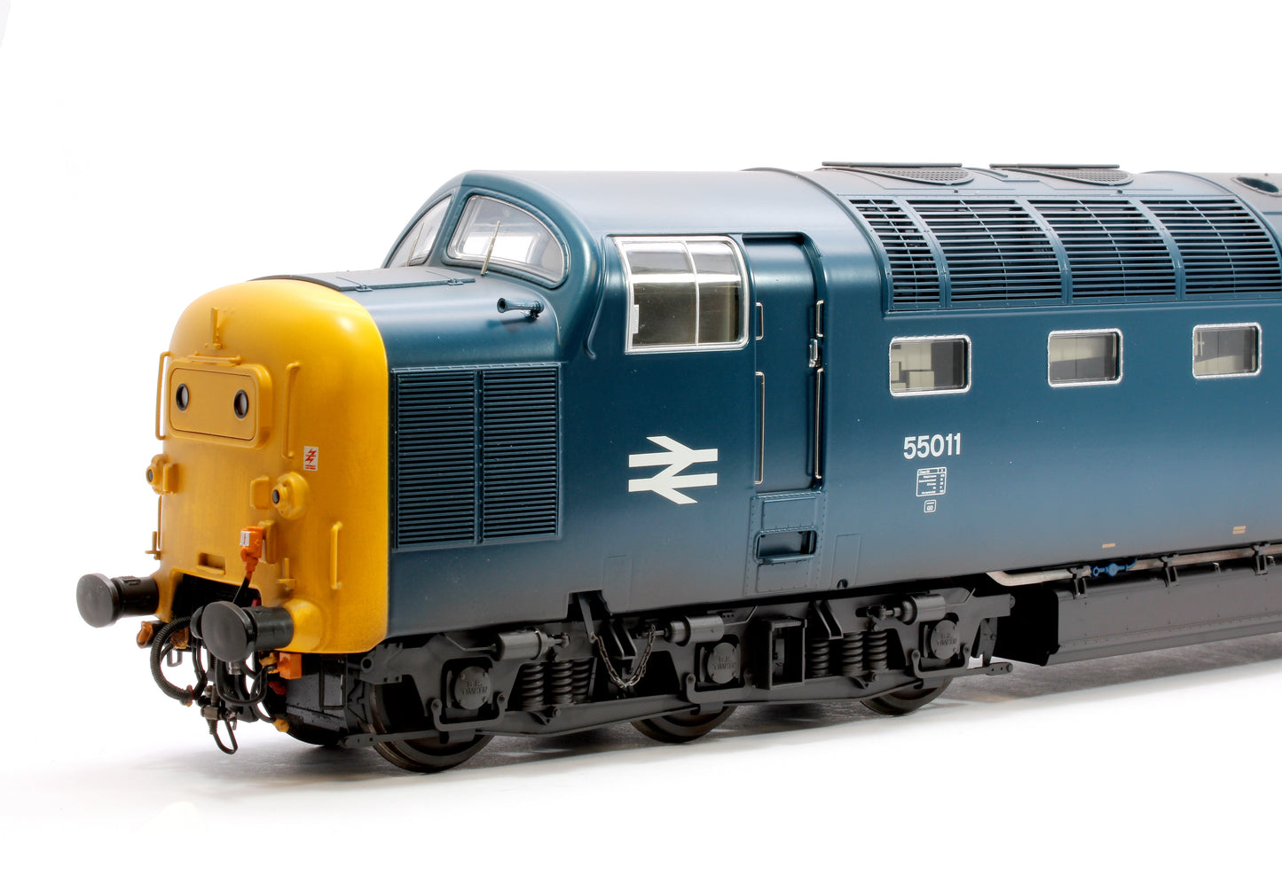 Class 55 Deltic BR Blue 55011 'The Royal Northumberland Fusiliers' Diesel Locomotive - Weathered