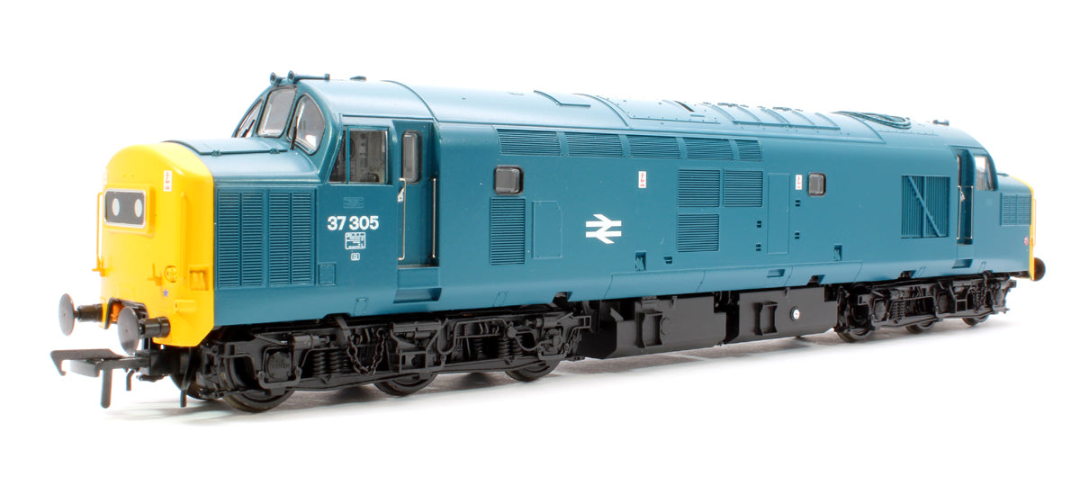 Pre-Owned Class 37/0 Centre Headcode 37305 BR Blue Diesel Locomotive - DCC Sound Deluxe