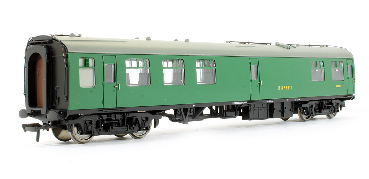 Pre-Owned 39-262 BR MK1 Restaurant Miniature Buffet Car RMB BR (SR) Green 'S1881'