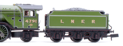 LNER V2 4791 LNER Lined Green (Original) Steam Locomotive - DCC Sound