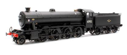 Class O2/4 'Tango' BR late crest black No. 63932 with low running plate, side window cab and GN tender, short chimney