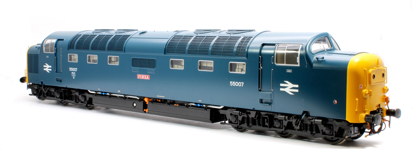 Class 55 Deltic BR Blue 55007 'Pinza' (Plated Headcodes) Diesel Locomotive