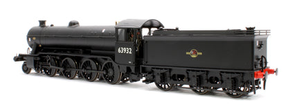 Class O2/4 'Tango' BR late crest black No. 63932 with low running plate, side window cab and GN tender, short chimney