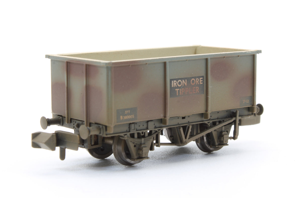 Pre-Owned BR 27T Steel Tippler Wagon BR Grey 'Iron Ore' (Weathered) 'B380005'