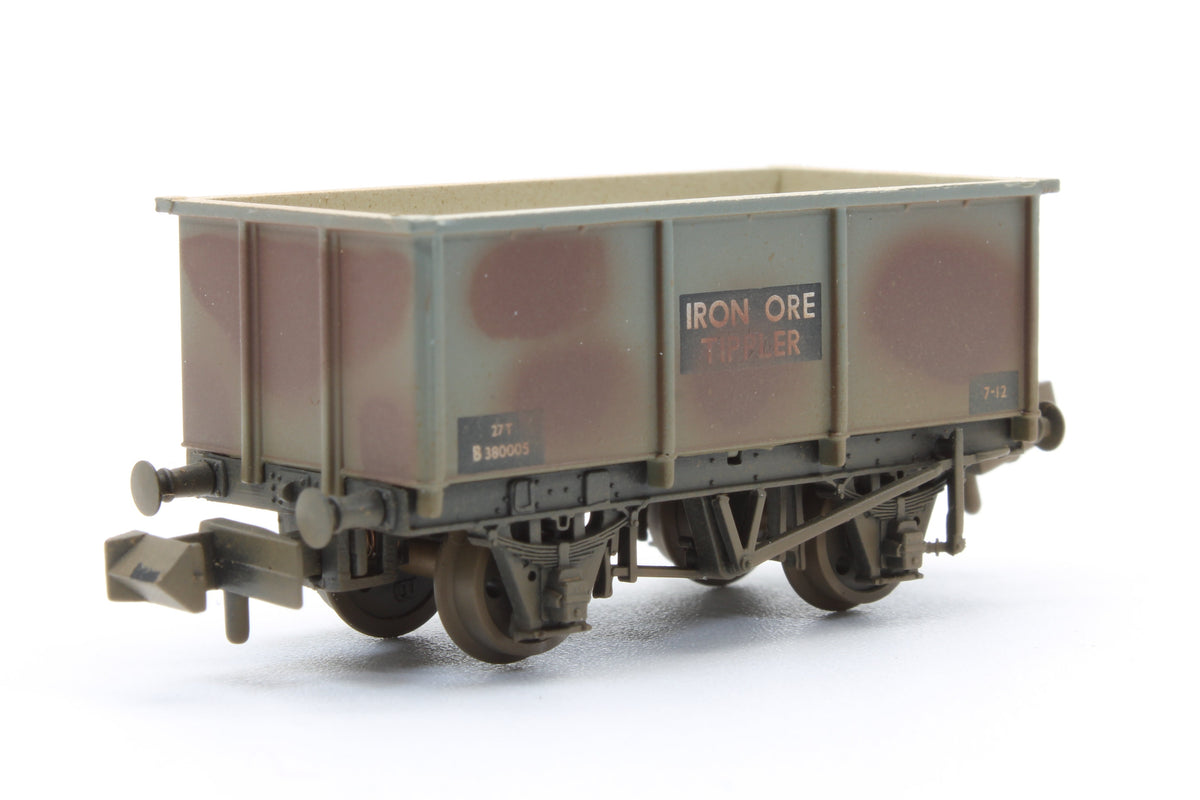 Pre-Owned BR 27T Steel Tippler Wagon BR Grey 'Iron Ore' (Weathered) 'B380005'