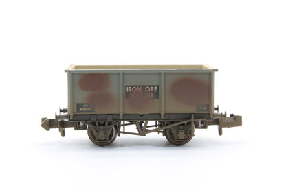 Pre-Owned BR 27T Steel Tippler Wagon BR Grey 'Iron Ore' (Weathered) 'B380005'
