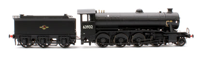 Class O2/4 'Tango' BR late crest black No. 63932 with low running plate, side window cab and GN tender, short chimney