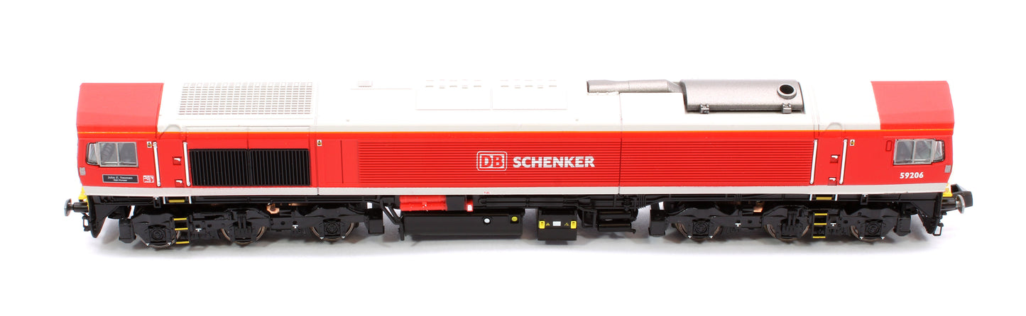 Class 59 #59206 'John F Yeoman' DB Schenker Diesel Locomotive - DCC Fitted