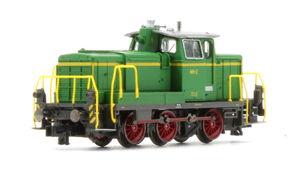 Pre-Owned 'Maxhutte' Diesel Locomotive & Two Bogie Wagons With Loads