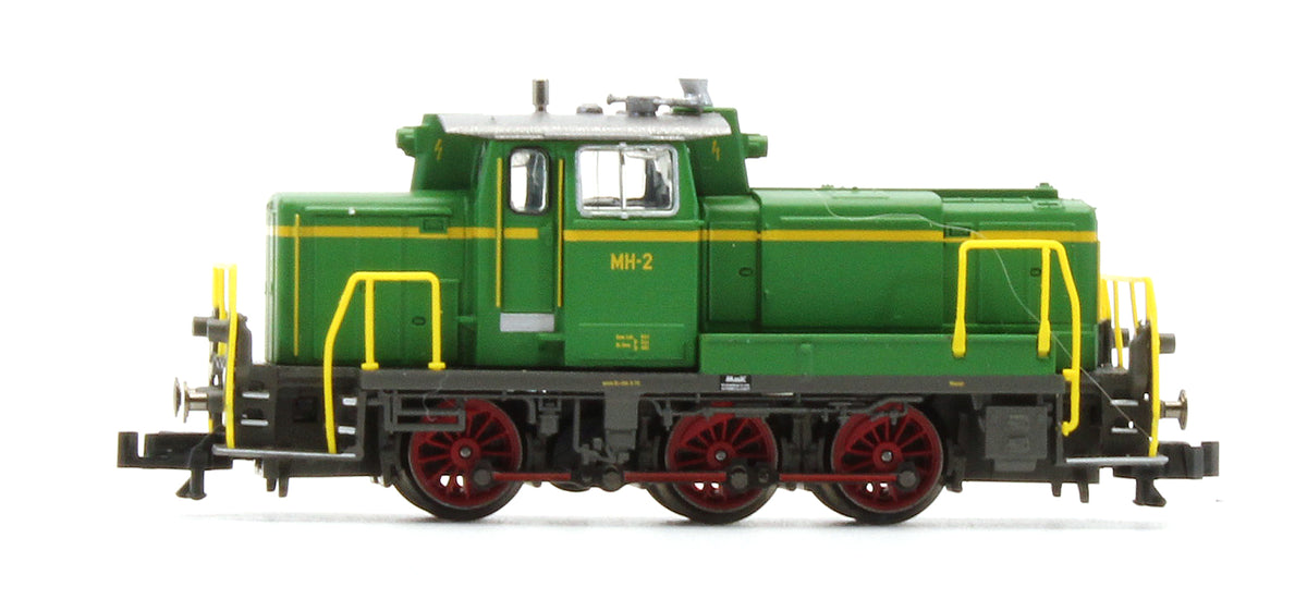 Pre-Owned 'Maxhutte' Diesel Locomotive & Two Bogie Wagons With Loads