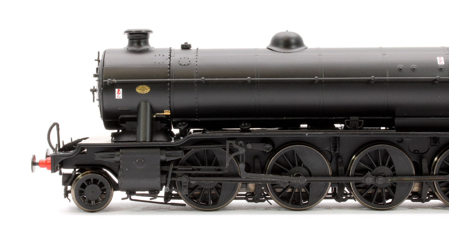 Class O2/4 'Tango' BR late crest black No. 63932 with low running plate, side window cab and GN tender, short chimney