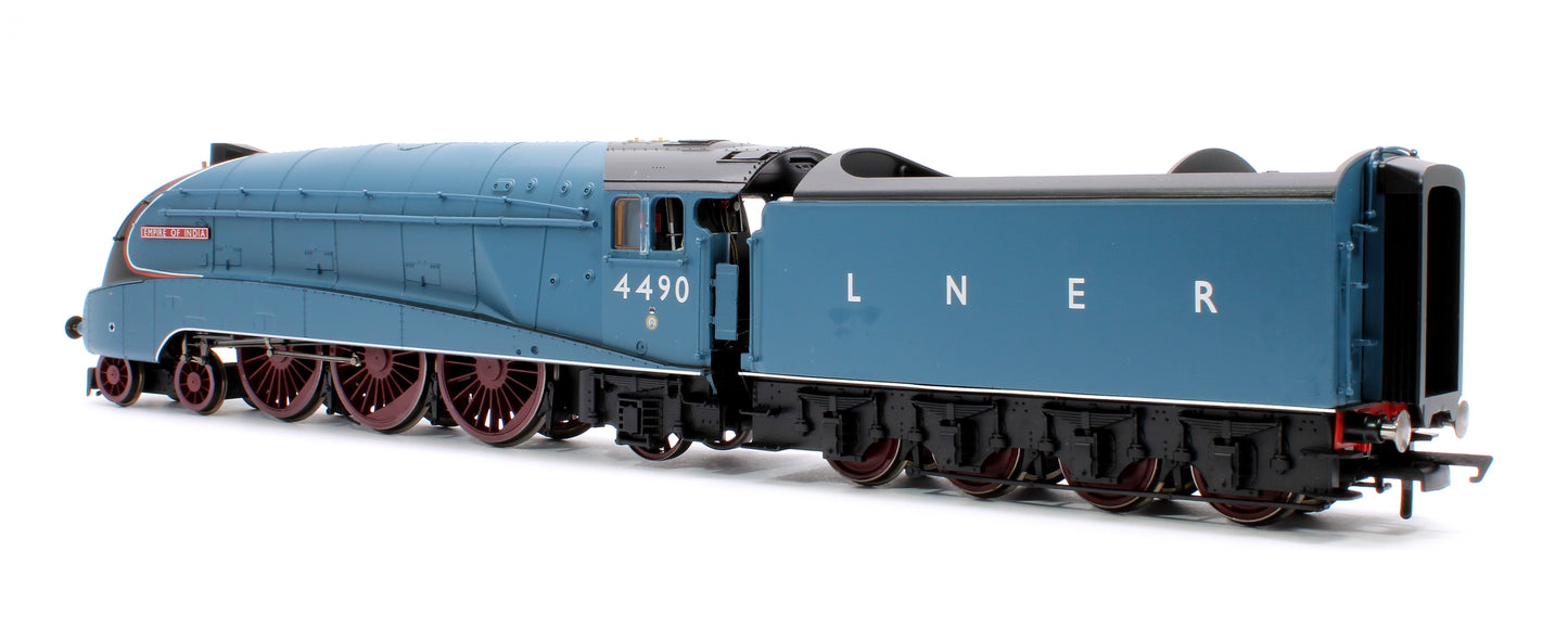 Class A4 4-6-2 4490 'Empire of India' LNER Garter Blue Steam Locomotive