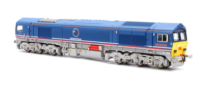 Class 59 #59204 National Power Blue Livery Diesel Locomotive - DCC Fitted