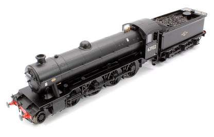 Class O2/4 'Tango' BR late crest black No. 63932 with low running plate, side window cab and GN tender, short chimney