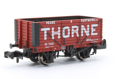 Pre-Owned 377-125A 12 Ton 8 Plank Wagon 'Pease & Partners' (Thorne) No.740